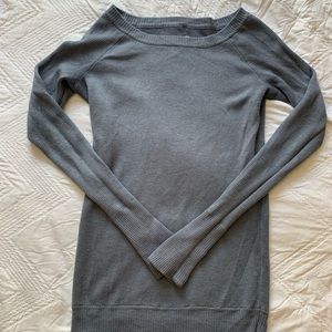 Lululemon reversible wide-neck sweater